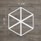 Ekena Millwork Small Pendleton Decorative Fretwork Wall Panels in Architectural PVC, 11 3/8"W x 13 1/8"H x 3/8"T WALP12X12PEN - alternate 2